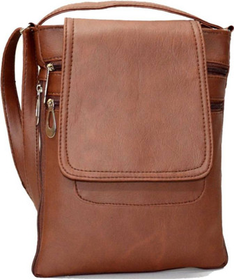 

Avni's Women Casual Tan PU Sling Bag