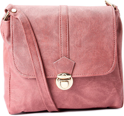 

Kleio Women Casual Maroon PU Sling Bag