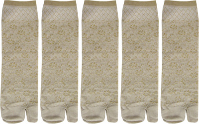 RC. ROYAL CLASS Women Self Design Mid-Calf/Crew(Pack of 5)