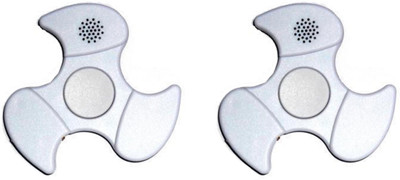

Best Premium Quality Spinner With color blinking light_Spinner_With inbuild Bluetooth to listen music_Pack of 2 Spinner in Box(White)