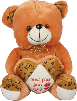 

BM Teddy Bear Huggable And Loveable and HappyBirthdaygift(47X34CM) - 47 cm(Multicolor)