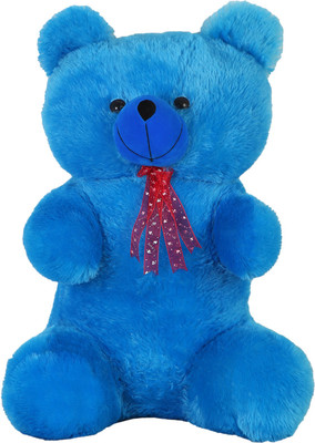 

MSFI Stuffed Sitting teddy Bear best for Gifting Blue - 80 cm(Blue)