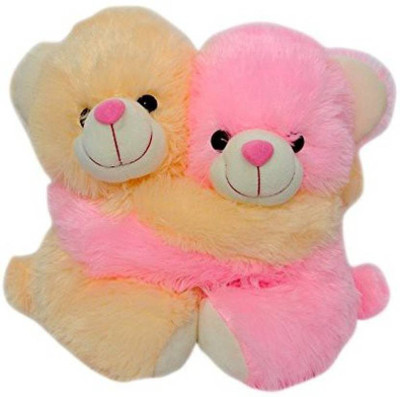 Gifteria Couple Bear 30 cm Pink Beige 30 cm Multicolor Gifteria Soft Toys