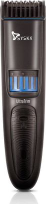 Syska HT500 Runtime: 40 min Trimmer for Men(Black)