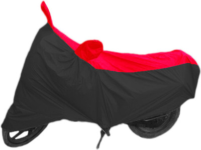 carphoenix Two Wheeler Cover for Hero(Black, Maroon)