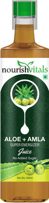

NourishVitals Aloe Vera + Amla Super Energizer Juice(500 ml)