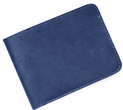 

The Bling Stores Men Blue Canvas Wallet(5 Card Slots)