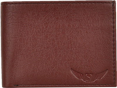 

Skydove Men Brown Artificial Leather Wallet(10 Card Slots)