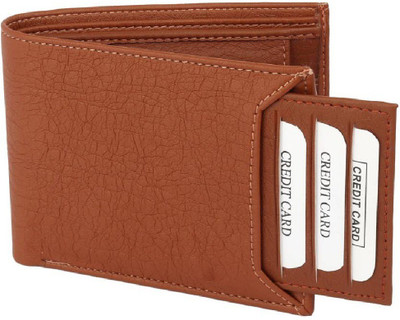 

Accezory Men Tan Artificial Leather Wallet(6 Card Slots)