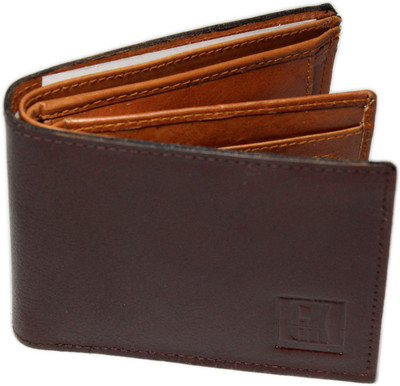 

GK Master Men Formal Brown Genuine Leather Wallet(4 Card Slots)