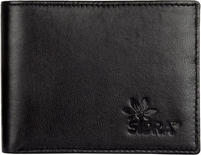 

Sidra Men Formal Black Genuine Leather Wallet(7 Card Slots)
