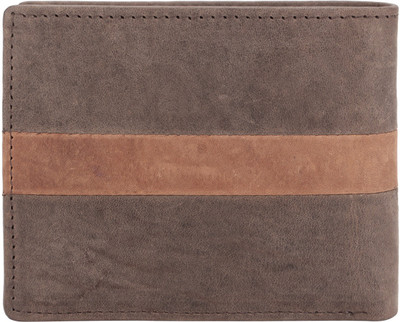 

Ananya Men Casual Brown Genuine Leather Wallet(3 Card Slots), Brown-11706