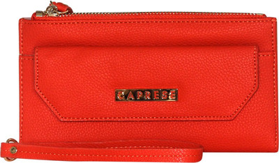 

Caprese Women Orange Artificial Leather Wallet(3 Card Slots)