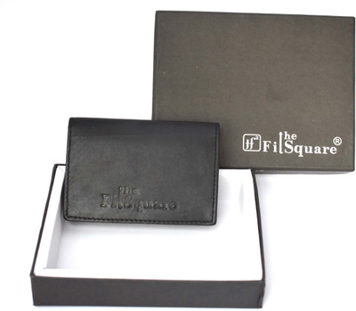

theFitSquare Men Black Genuine Leather Wallet(9 Card Slots)