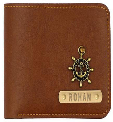 

The Junket Men Tan Artificial Leather Wallet(3 Card Slots)