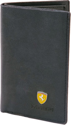 

Ferrari shining Men Black Fabric Wallet(8 Card Slots)