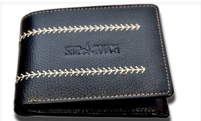 

SHIPTOUCH Men Casual Black Genuine Leather Wallet(6 Card Slots)
