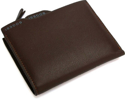 

anj Boys Casual Brown Artificial Leather Wallet(6 Card Slots), Black