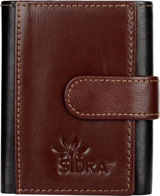 

Sidra Men Maroon Genuine Leather Wallet(12 Card Slots)