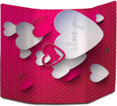 

Levo Women Casual Pink Genuine Leather Wallet(4 Card Slots), Rj-levolw00075