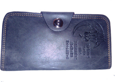 

Capreo Women Black Genuine Leather Card Holder(13 Card Slots)
