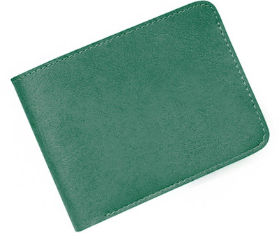 

The Bling Stores Men Blue Canvas Wallet(5 Card Slots), Green