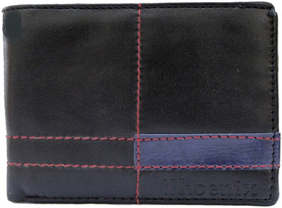 

Phoenix Men Black Artificial Leather Wallet(6 Card Slots)