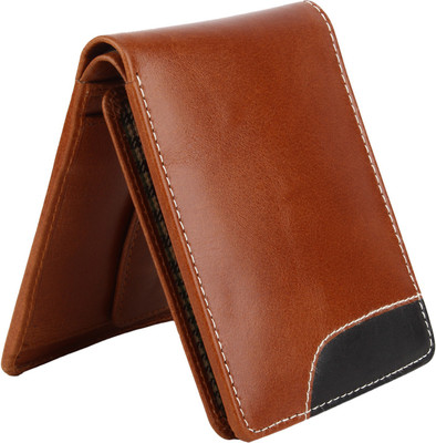 

Rosset Men Casual Tan, Black Genuine Leather Wallet(6 Card Slots), Tan1