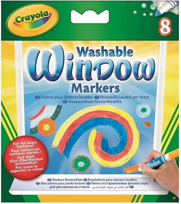 

Crayola 8 CT - WASHABLE WINDOW MARK