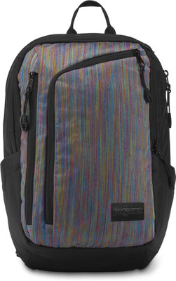 

JanSport Platform 25 L Laptop Backpack(Black), Multicolor woven stripe