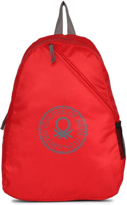 

United Colors of Benetton ECO 2 BACKPACK RED 19.5 L Backpack(Red), 17c