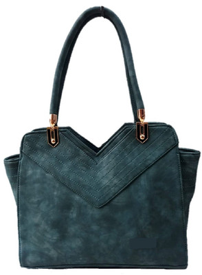 Bloom Fashions Women's handbag (Green Textured) Shoulder Bag(Green, 7 L)