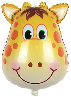 

Skywalk Solid Giraffe Head Shaped Jumbo Foil Balloon,Jungle Safari Theme Animals Balloons for Birthday Party Decoration Balloon(Multicolor, Pack of 1)