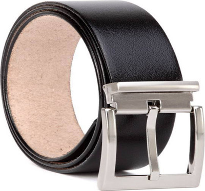 

AHMA International Men Formal Black Genuine Leather Belt