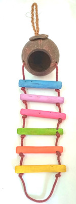 

ZENRISE Colorful ladder Bird House(Hanging, Wall Mounting, Tree Mounting)