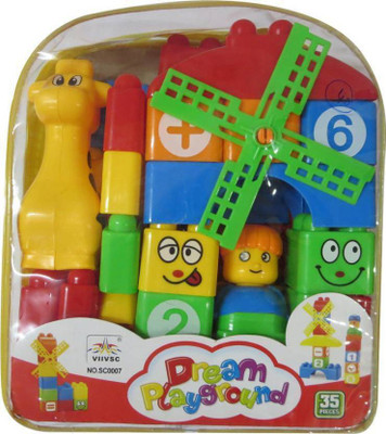 

KIDZIAN Educational Block Set For Kids-Block Construction-Activity Set(Multicolor)