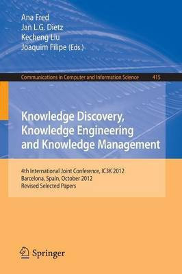 Knowledge Discovery, Knowledge Engineering and Knowledge Management(English, Paperback, unknown)