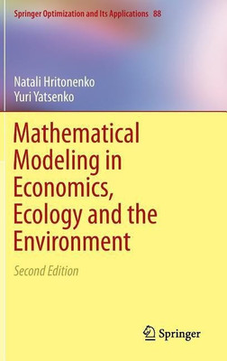 Mathematical Modeling in Economics, Ecology and the Environment(English, Hardcover, Hritonenko Natali)