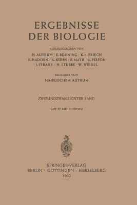 Ergebnisse der Biologie(German, Paperback, Autrum Hansjochem)