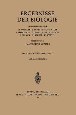Ergebnisse der Biologie(German, Paperback, Autrum H.)