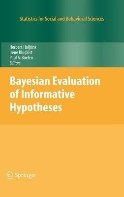 Bayesian Evaluation of Informative Hypotheses(English, Hardcover, unknown)