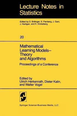 Mathematical Learning Models - Theory and Algorithms(English, Paperback, unknown)