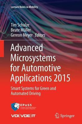 Advanced Microsystems for Automotive Applications 2015(English, Paperback, unknown)