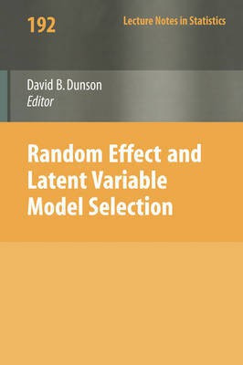 Random Effect and Latent Variable Model Selection(English, Paperback, unknown)