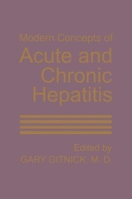 Modern Concepts of Acute and Chronic Hepatitis(English, Paperback, unknown)