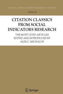 Citation Classics from Social Indicators Research(English, Paperback, unknown)