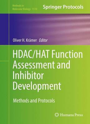 HDAC/HAT Function Assessment and Inhibitor Development(English, Hardcover, unknown)