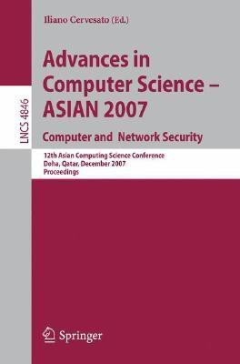 Advances in Computer Science - ASIAN 2007. Computer and Network Security(English, Paperback, unknown)