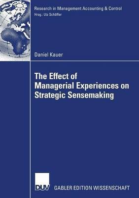 The Effect of Managerial Experiences on Strategic Sensemaking(English, Paperback, Kauer Daniel)