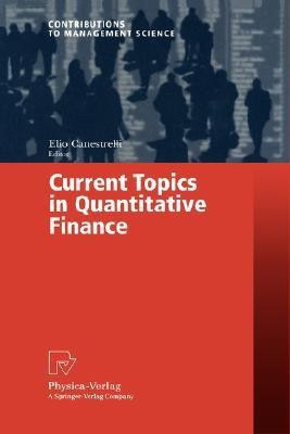 Current Topics in Quantitative Finance(English, Paperback, unknown)